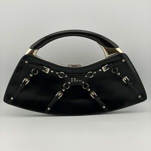 Dior Vintage RARE MINI 2003 Fall Bondage Clutch Limited Edition John Galliano